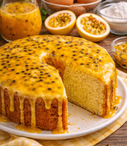 Bolo de Maracujá Tropical