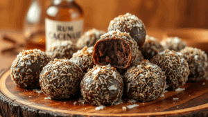 Brigadeiro de Coco Queimado com Rum