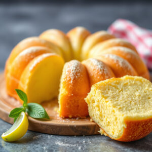 Bolo de Fubá Fofinho e Fácil com Toque de Limão