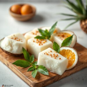 Pudim de Coco Tropical