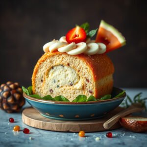 Bolo de Caneca Fit Delícia Tropical