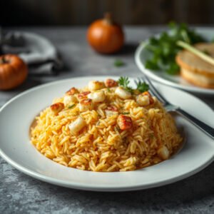 Arroz de Forno de Bacalhau Cremoso à Brasileira