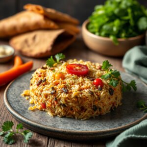 Arroz de Forno Vegetariano Tropical