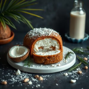 Bolo de Coco com Adoçante Culinário para Diabéticos