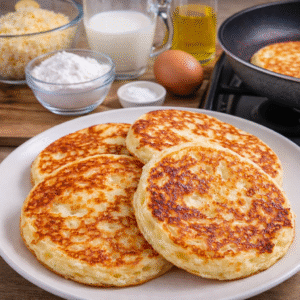 Pão de Queijo de Frigideira Crocante