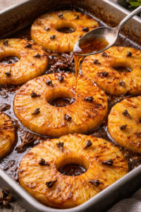 Abacaxi Assado no Forno com Toque de Canela