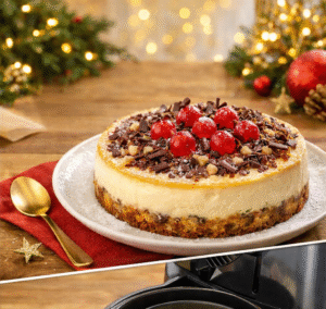 Cheesecake de Panettone na Air Fryer