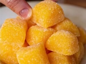 Cubos de Laranja Açucarados