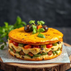 Torta de Legumes com Ora-pro-nóbis do Sabor Brasileiro