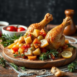 Salpicão de Frango Natalino