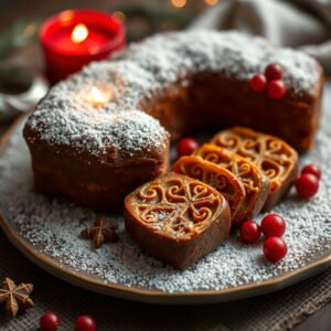 Pudim de Nozes Natalino