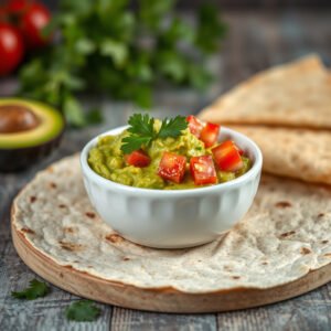 Guacamole com Tortilla Natalino