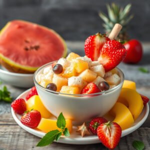 Farofa Tropical com Frutas e Castanhas