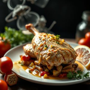 Frango com Ora-pro-nóbis à Brasileira