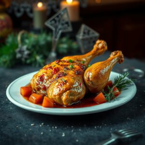 Frango Assado do Natal Africano