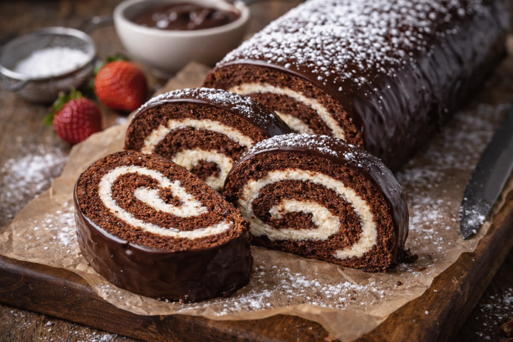 Rocambole de Chocolate Sem Forno: A Sobremesa Perfeita para Qualquer Ocasião
