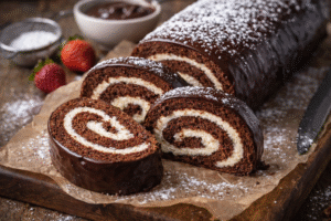 Rocambole de Chocolate Sem Forno: A Sobremesa Perfeita para Qualquer Ocasião