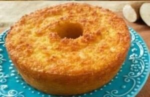 Bolo de Aipim de Liquidificador