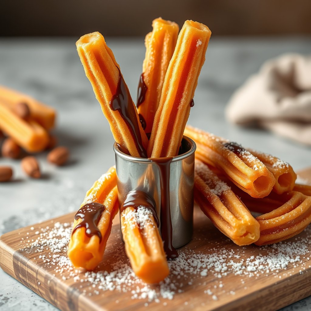 Aprenda a Fazer Churros Espanhol: Receita Fácil com Molho de Chocolate