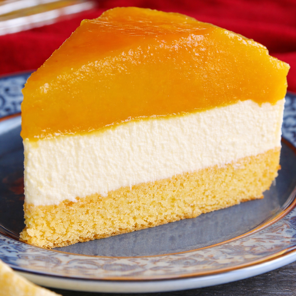 Aprenda a Fazer um Delicioso Bolo Mousse de Manga em Camadas