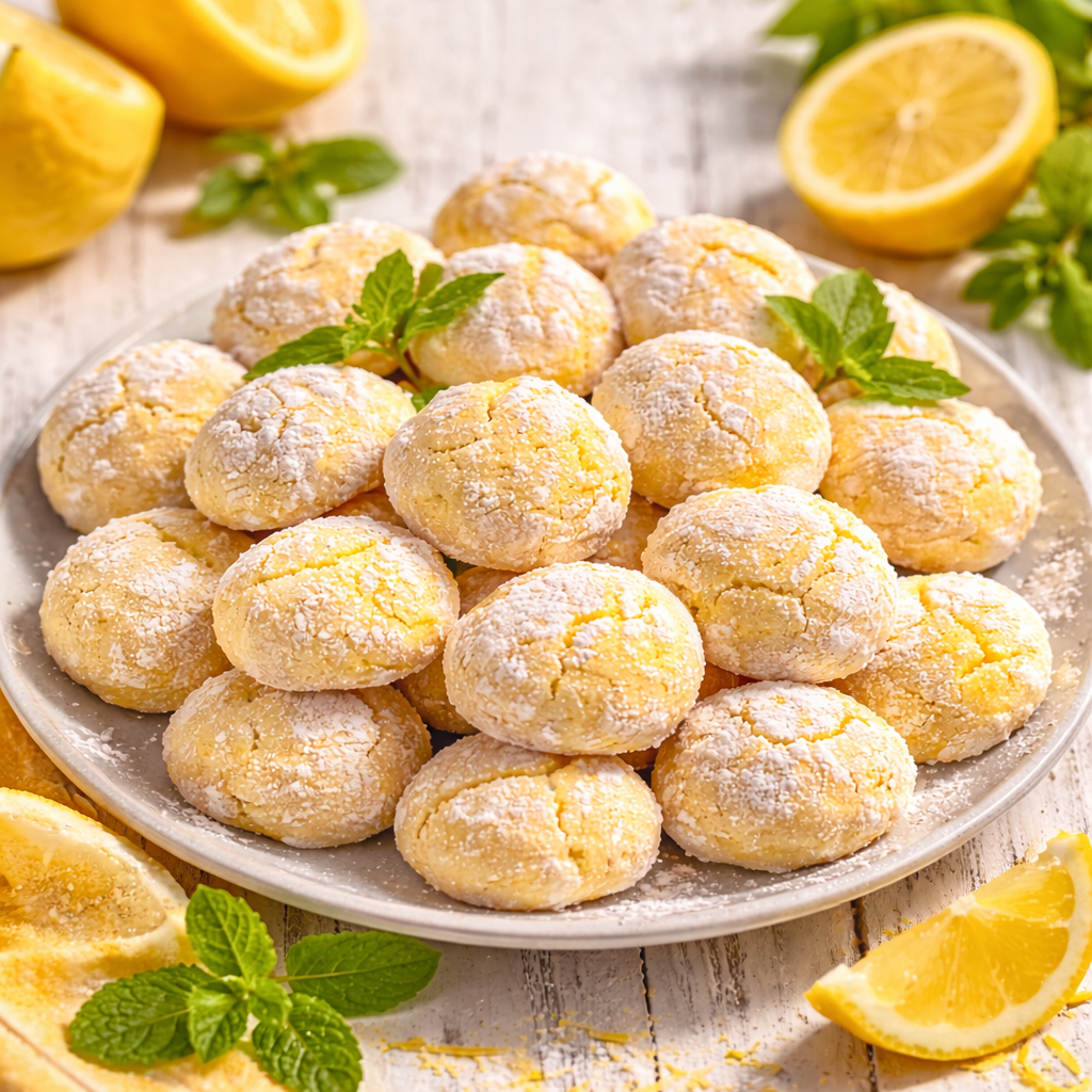 Biscoitos Amanteigados de Limão: A Receita Irresistível que Derrete na Boca
