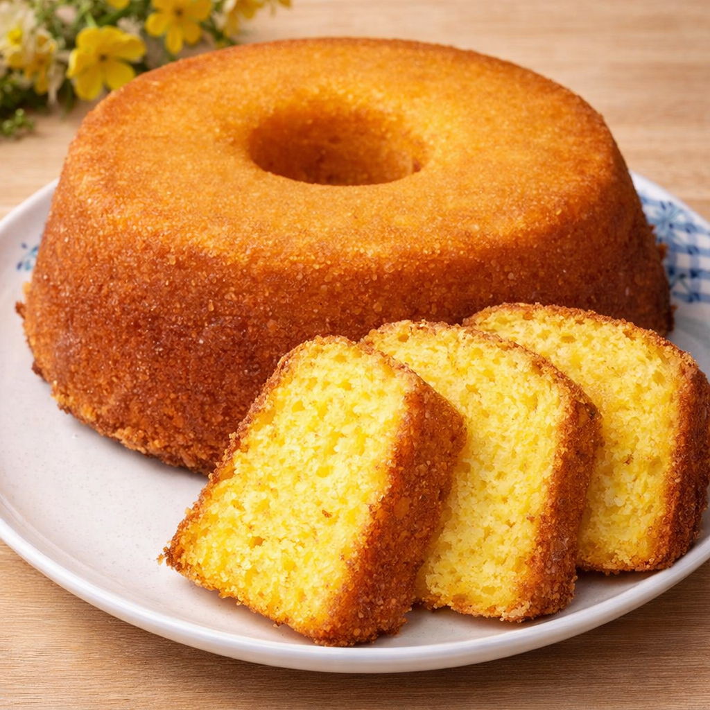 Bolo Flocão de Milho: A Receita Perfeita para Adoçar Seus Dias