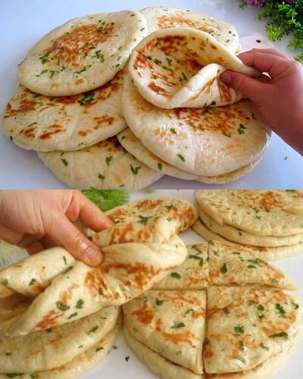 Pão Turco de Frigideira: Receita Rápida e Fofinha Sem Ovo