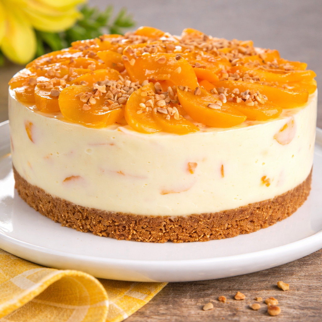 Chegou a Hora do Cheesecake de Pêssegos: Uma Delícia Irresistível