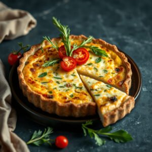 Quiche de Espinafre Deliciosa
